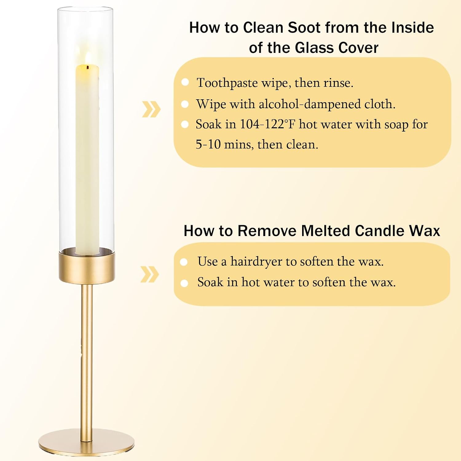 Glass Hurricane Candlestick Holders Gold - Romadedi 18 PCS Taper Candle Holder Bulk Tall Clear Glass Cylinder Table Centerpiece Wedding Decor Party Birthday Christmas Home Decorations - Image 6